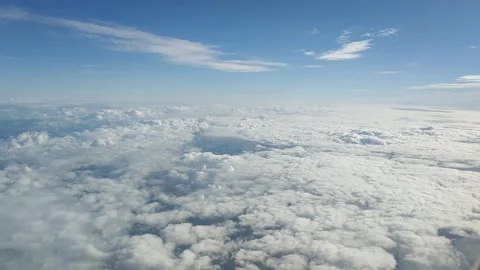 Flying through clouds Stock Footage 136257407