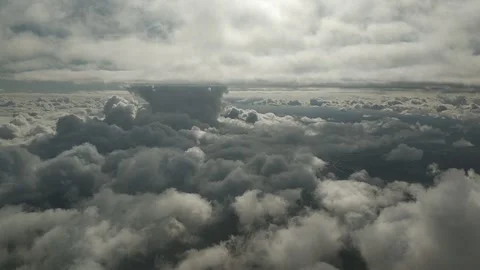 Flying through clouds Stock Footage 136260513