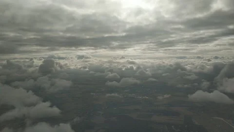 Flying through clouds Stock Footage 136261458