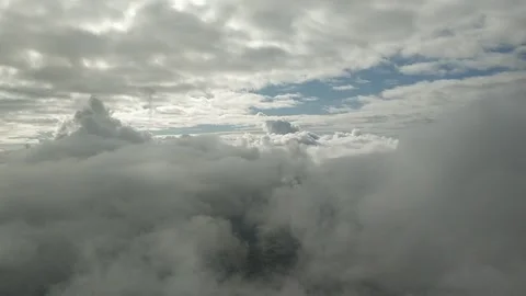 Flying through clouds Stock Footage 136262264