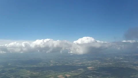 Flying through clouds Stock Footage 136262283
