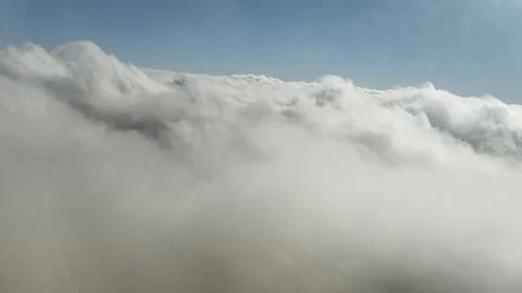 Flying through clouds Stock Footage 137060960