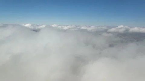 Flying through clouds Stock Footage 137061026
