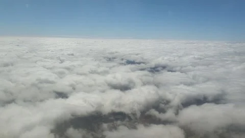 Flying through clouds Stock Footage 137061161