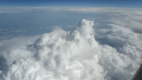 Flying through clouds Stock Footage 137061203