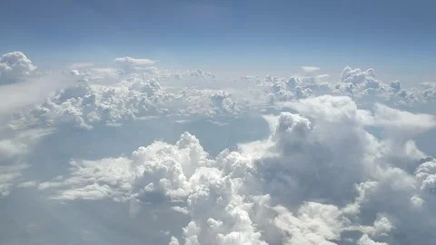 Flying through clouds Stock Footage 137062675