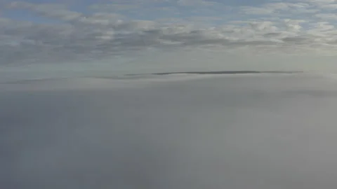 Flying through Clouds Stock Footage 139384254