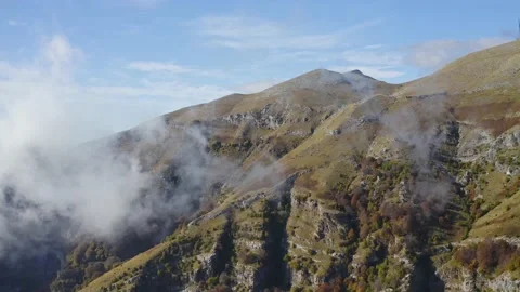 Flying through clouds. Stock Footage 142736863
