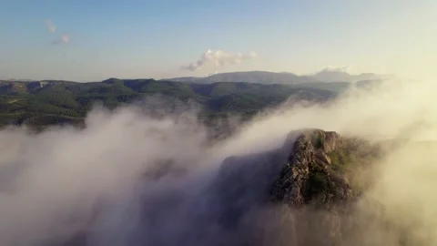 Flying through the clouds Stock Footage 169055753