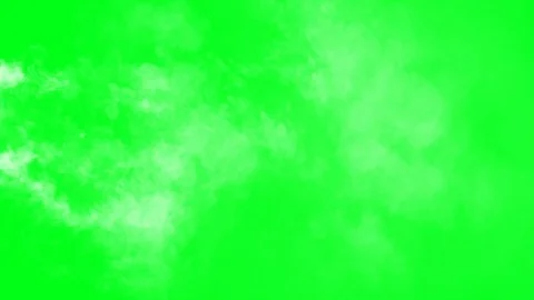Flying Through The Clouds On The Green Screen Background Stock Footage 124987272