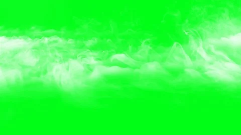 Flying Through The Clouds On The Green Screen Background Stock Footage 124987307