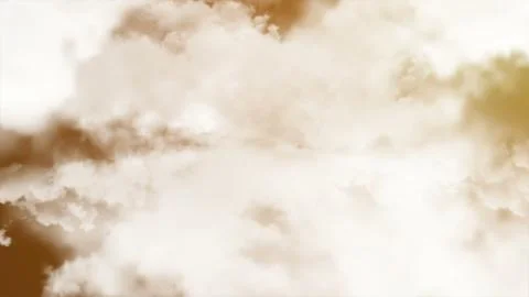 Flying through clouds Stock Illustration