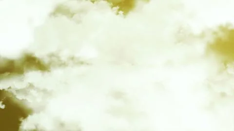 Flying through clouds Stock Illustration