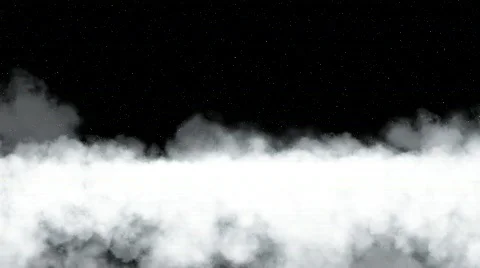 Flying through the clouds at night Stock Footage 544118