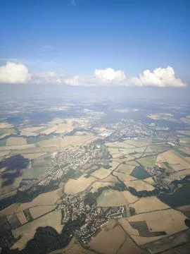 Flying through the clouds Fotos Stock