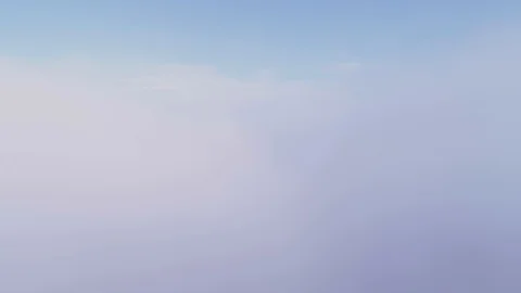 Flying through the clouds. view of the cloudy sky from above Stock Footage 118835440