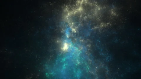 Flying Through Colorful Nebula In Deep Space. Stock Footage 278243335