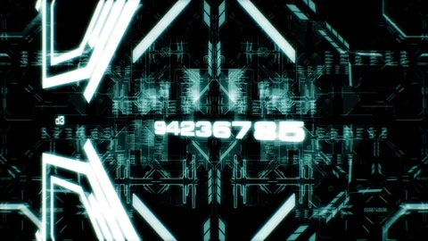 Flying through a complex and technological complex 스톡 동영상 94655122