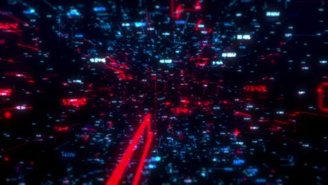 Flying Through Cyberspace source 2474866 Stock Footage 279911745