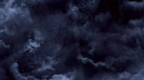 Flying Through Dark Rain Clouds Vidéo 369993