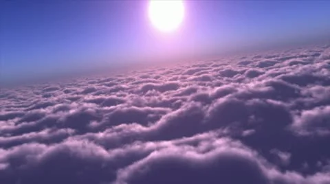 Flying through  day clouds 스톡 동영상 20901838