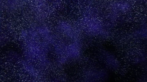 Flying through deep space starfield with blue nebula clouds, warp speed effect Stockbeeldmateriaal 332108528