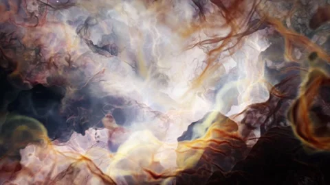 Flying Through Deep Space Stars And Nebula. Realistic 3d animation Stock Footage 237365963