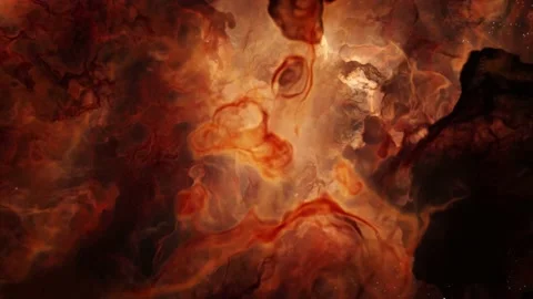 Flying Through Deep Space Stars And Nebula. Realistic 3d animation Stock Footage 237366227