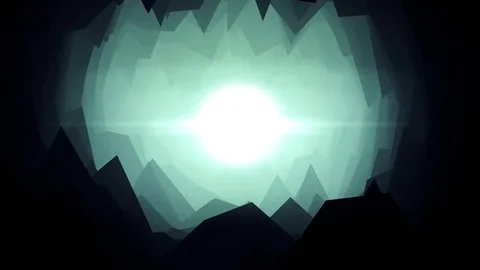 Flying through a digital mountain landscape. Stock Footage 70126721