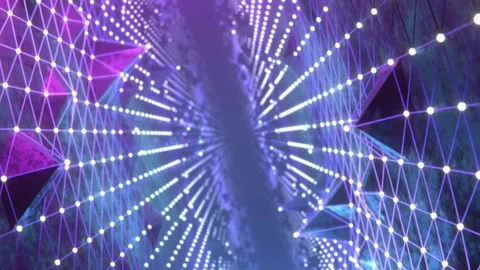 Flying through digital space Stock-Footage 272306800