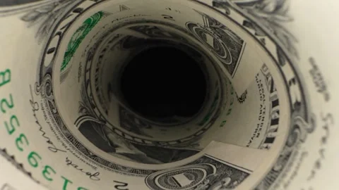 Flying Through Dollars 스톡 동영상 287384489