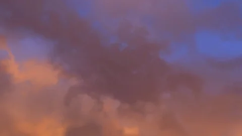 Flying Through Evening Sky Video stock 81697381