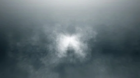 Flying through a field of animated Rainy Clouds very fast Stock Footage 85550701