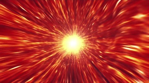 Flying through fire tunnel Stock Footage 79265187