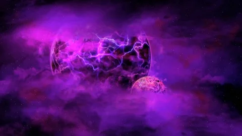 Flying Through The Galaxy And Cosmos Stock Footage 77438349