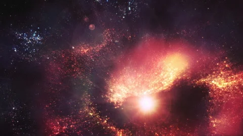 Flying through a galaxy Stock-Footage 50531984