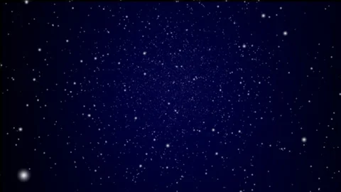Flying Through Galaxy Space with Moving Stars 4K Animation 動画素材 345161928
