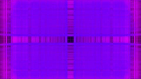 Flying through glowing neon 3d grid. Dimensional abstract geometric animation Stock Footage 156601246