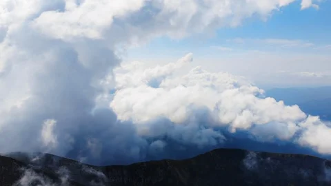 Flying through heavenly beautiful cloudscape. Stock Footage 113470987