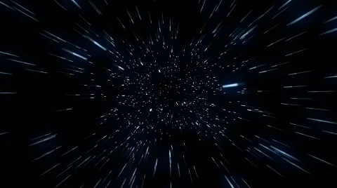Flying Through Hyperspace (30fps) Stock Footage 501083