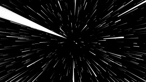 Flying through infinite space of parallel particle tracks 4 Stock Footage 283088376