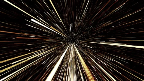 Flying through infinite space of parallel particle tracks 5 Stock Footage 283089274