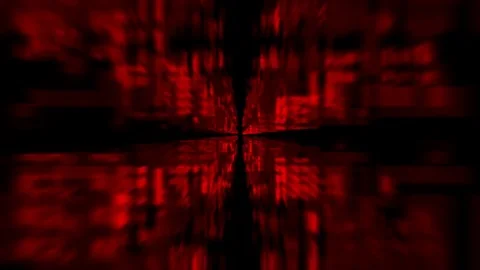 Flying through a Malware Virus attack on a computer software program- zooming Stock Footage 85050043