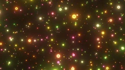 Flying Through Millions Of Tiny Spring Time Color Mini Flowers Shapes Stock Footage 318417828