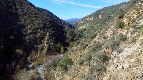 Flying Through Mountains 1 Stock Footage 104122548
