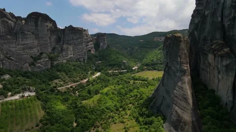 Flying through the mountains Stock Footage 140520408