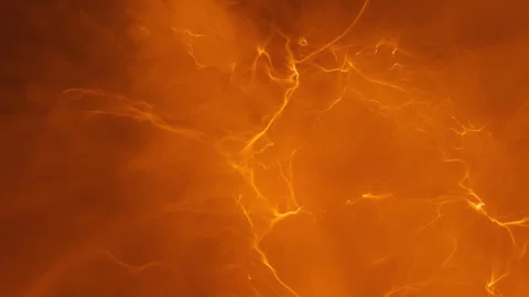 Flying through a nebula built from charged particles Stock Footage 318949177