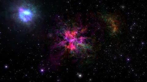Flying Through Nebula Vidéo 41463025
