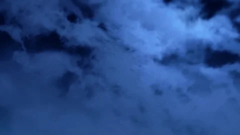 Flying Through Night Clouds Video stock 81696818