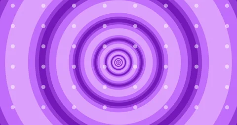 Flying through optical illusion of circles creating abstract tunnel. Pink and Stock Footage 240351470